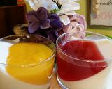Φωτογραφία βήματος 6 της συνταγής Pannacotta δίχρωμη με 3 υλικά και 2 σάλτσες φρούτων !!!!🍮