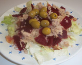 Foto del paso 5 de la receta: Ensalada con remolacha y tiras de apio