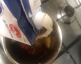 A picture of step 3 of Mazeedaar elaichi tea.
