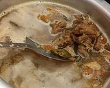 A picture of step 1 of Bachy hoye gosht ky kabab (leftover meat ky kabab).