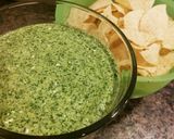 A picture of step 3 of Spicy Cilantro Dip.