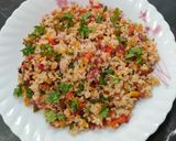 A picture of step 6 of POMEGRANATE FRIED RICE (with brown rice).