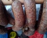 Pas rețetă Cârnați din carne de vită, semi-uscați 4 fotografie