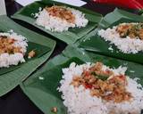 Cara Membuat Nasi Bakar Teri Tempe Kemangi 7