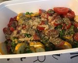 Une image de l'étape 6 de Courgettes jaunes aux tomates, poivrons verts et herbes de Provence.