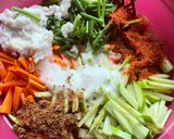 Gambar langkah 6 resipi Kimchi.