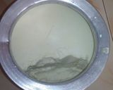 A picture of step 4 of Kharwas/Colostrum milk pudding.