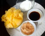 A picture of step 1 of Pineapple Coconut Frozen Yogurt.
