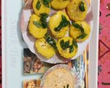 A picture of step 8 of Instant soft fluffy khaman dhokla.