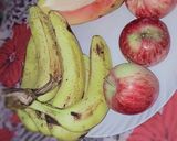 A picture of step 1 of Mix fruit chat salad.