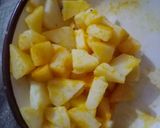 A picture of step 5 of Achari chana chaat.