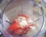 A picture of step 2 of Watermelon Sorbet.