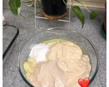 صورة لخطوة 2 من وصفة البسبوسة اللذيذ😋