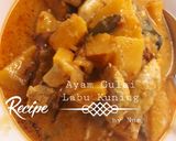 Foto langkah ke 8 dari resep Ayam Gulai Labu Kuning.