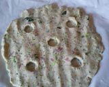 A picture of step 7 of Jowar Broccoli Thalipeeth.