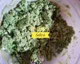 Foto langkah ke 4 dari resep Putri Salju Keju Pandan.