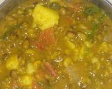 A picture of step 4 of Moong ki sabji.