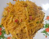 Foto langkah ke 4 dari resep Tumis Pepaya Muda.