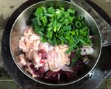 Hình bước làm 2 của món Đỗ xào lòng gà