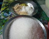 A picture of step 2 of Suji ka Halwa.