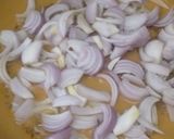 A picture of step 2 of Masala karele.