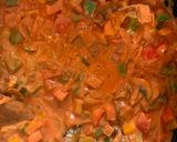 A picture of step 2 of Creamy bacon and pepper pasta.