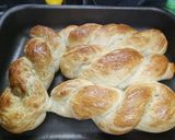 Foto del paso 14 de la receta: Pan trenzado sencillo con crema de leche