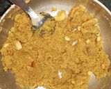 A picture of step 5 of Rava sooji Ladoos.