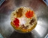 A picture of step 1 of Gatte ki subji.