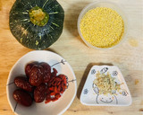 南瓜小米粥的食譜步驟1照片