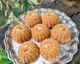 A picture of step 5 of Churma na ladoo.