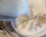 Hình bước làm 1 của món Bánh mì mix trái cây