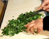 A picture of step 2 of Methi thepla.