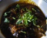A picture of step 6 of Brinjal curry.