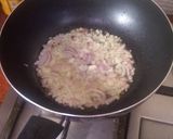 A picture of step 2 of Aloo begun.