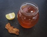 A picture of step 1 of Ginger Turmeric Tea.