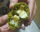 A picture of step 16 of Spinach cheese balls with Mediterranean chickpea salad.