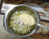 A picture of step 2 of Cabbage Kofta. Curry.