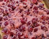 A picture of step 3 of Sour cherry pudding slices you just can't resist.