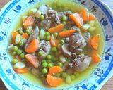 Borsóleves csirkemájjal🫛 recept fázis 3 fotója