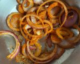 A picture of step 2 of Onion pakora (Monsoon special).