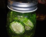 A picture of step 2 of Corriender Cucumber Water.