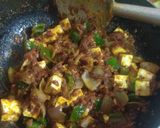 A picture of step 5 of Kadai Paneer.
