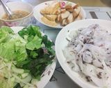 Hình bước làm 2 của món Bánh ướt nấm mèo (chay)