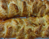 Foto del paso 5 de la receta: Trenza de hojaldre de pavo y queso