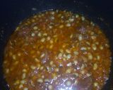 A picture of step 5 of White rice with bean stew.