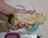 Foto langkah ke 4 dari resep Telur Gulung Smoke Beef & Cheese.