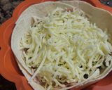 Foto del paso 4 de la receta: Tarta Crujiente Individual de Calabacín, Jamón York y Queso