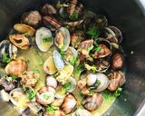 Foto del paso 2 de la receta Almejas con limón. Receta fácil en 10 minutos