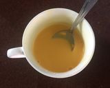 A picture of step 1 of Vanilla Fruit Custard.